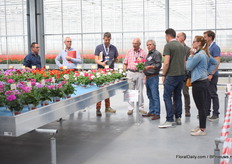 Visitors getting info.